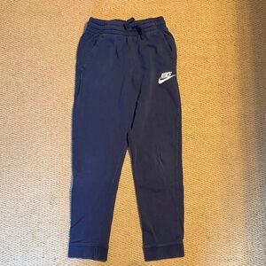 Nike Youth Navy Joggers, size large